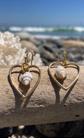I Heart - Seashell Earrings
